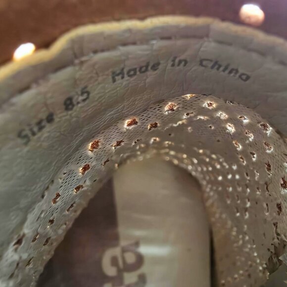 Dolce Vita Sneaker Nude Tan Suede Platform Slip On Ankle Bootie Women's Size 8.5 - Picture 8 of 9